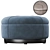 Minotti TUFFET 2017 Pouf Design 3D model small image 1