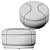 Minotti TUFFET 2017 Pouf Design 3D model small image 7