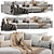 Modern Corner Sofa Malte 2015 3D model small image 1