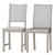 Modern Dining Set with Chairs 3D model small image 7