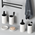 Trecento Bathroom Accessories Set 3D model small image 2