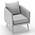 Danton Home Mount Armchair 3D model small image 3