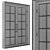 Neo Classic Glass Wood Doors 3D model small image 5