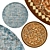 Circular Rugs Collection | №287 3D model small image 1