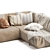 fonQ Move Corner Sofa: Stylish Comfort 3D model small image 6