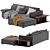 Elegant Poliform Bristol Sofa Set 3D model small image 6