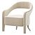 Luxury SICRA Curations Limited Chair 3D model small image 1