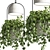 Suspended Concrete Vase for Indoor Plants 3D model small image 2