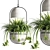 Suspended Concrete Vase for Indoor Plants 3D model small image 5