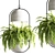 Suspended Concrete Vase for Indoor Plants 3D model small image 6