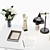 IKEA Office Workspace Set 3D model small image 4