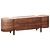 Enne Boji Sideboard: Brass & Travertine 3D model small image 4