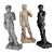 Michelangelo Pixel Art Sculpture 3D model small image 1