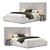 Modern Italian Vibieffe Bed Design 3D model small image 1