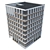 Modern Office Building Exterior Model 3D model small image 6