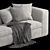 Minotti Powell Modular Sofa 3D model small image 3