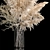 White Pampas Grass Bouquet 3D model small image 5