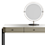 Luxury Rosie Dressing Table in Washed Veneers Wood 3D model small image 3