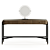 Luxury Rosie Dressing Table in Washed Veneers Wood 3D model small image 7