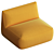 Contemporary Ginosa Armchair Design 3D model small image 2