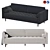 Elegant Luca Sofa: Timeless Comfort 3D model small image 1