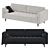 Elegant Luca Sofa: Timeless Comfort 3D model small image 2