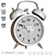 4 Variations Twin Bell Alarm Clock 3D model small image 3