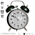 4 Variations Twin Bell Alarm Clock 3D model small image 4