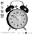 4 Variations Twin Bell Alarm Clock 3D model small image 5