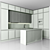 Modern Kitchen Model Set with Textures 3D model small image 4