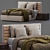 Modern Md_House_Bed_Style 3D model small image 1