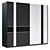 Modern Sliding Wardrobe | Modalife 3D model small image 1