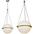 Vintage-Inspired Sutter Pendant Light 3D model small image 1