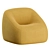 Artifort Swamp Lounge Chair: Sleek Comfort 3D model small image 5