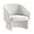 Minimalist Jaxsen Lounge Chair 3D model small image 1