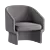 Minimalist Jaxsen Lounge Chair 3D model small image 3