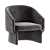 Minimalist Jaxsen Lounge Chair 3D model small image 4