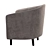 Modern Mila Armchair for Stylish Homes 3D model small image 2