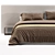 Luxury Felis Bowie 3D Bed 3D model small image 3