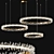 Elegant Thera Crystal Chandelier 3D model small image 1