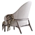 Handcrafted Mela Armchair 2013 Version 3D model small image 6