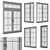  Modern White Window with Frame 3D model small image 1