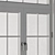  Modern White Window with Frame 3D model small image 4