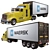 Corona Render Truck Model 2016 3D model small image 1