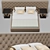 Elegant Opera Contemporary Bed Set 3D model small image 2