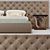 Elegant Opera Contemporary Bed Set 3D model small image 3