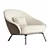 Whitney Elegant Armchair, VRay Render 3D model small image 1