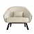 Whitney Elegant Armchair, VRay Render 3D model small image 3