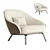 Whitney Elegant Armchair, VRay Render 3D model small image 6