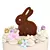 Easter Cake with Chocolate Bunny 3D model small image 2